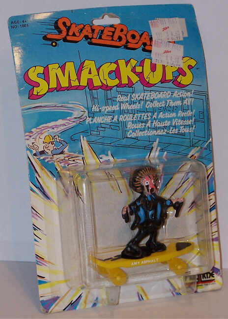 1986 SKATEBOARD SMACK UPS TONY TRAFFIC CONE 4" GROSS TOY FIGURE Playtime vtg toy