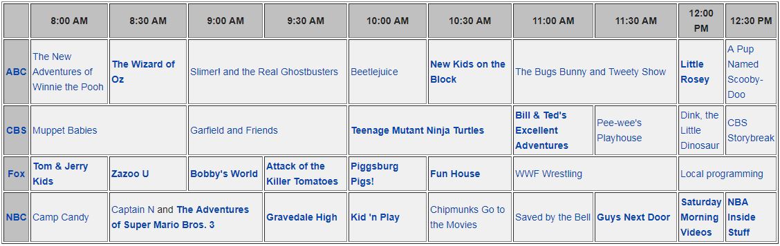 Saturday Morning Videos Half assed Productions